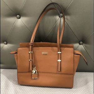 Guess caramel tote bag